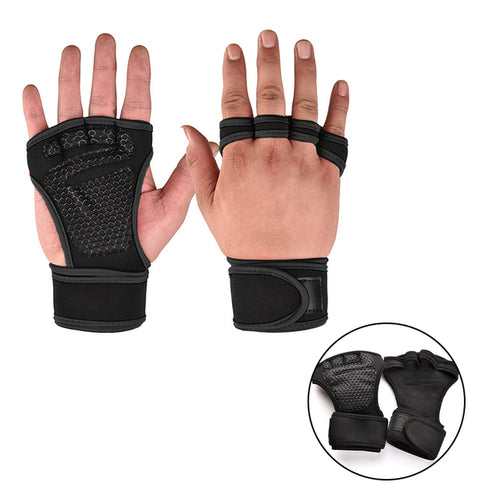 New 1 Pair Weight Lifting Training Gloves Women Men Fitness Sports